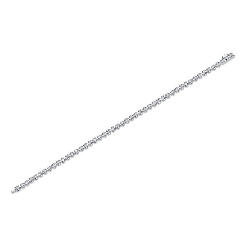 Starlight Luxury Fashion Mosan Diamond S925 Silver Bracelet