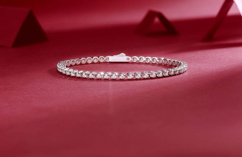 Starlight Luxury Fashion Mosan Diamond S925 Silver Bracelet