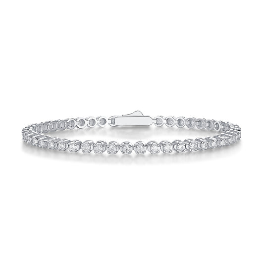 Starlight Luxury Fashion Mosan Diamond S925 Silver Bracelet