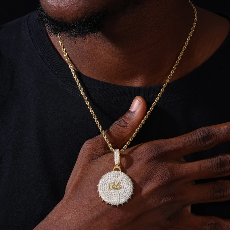High Quality Unisex Beer cap Pendant Iced Out For Men Hip Hop Jewelry Gifts Accessories