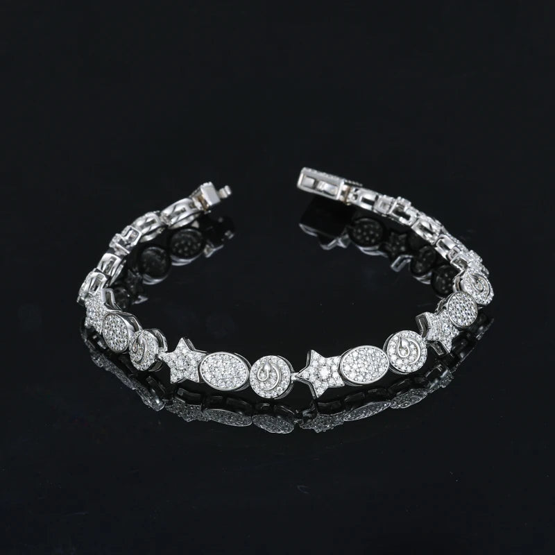 Unisex VVS Moissanite 925 Chains Necklaces Woman Chain For Men'S Hip Hop Jewelry